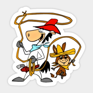 Quick Draw McGraw and Baba Looey Sticker